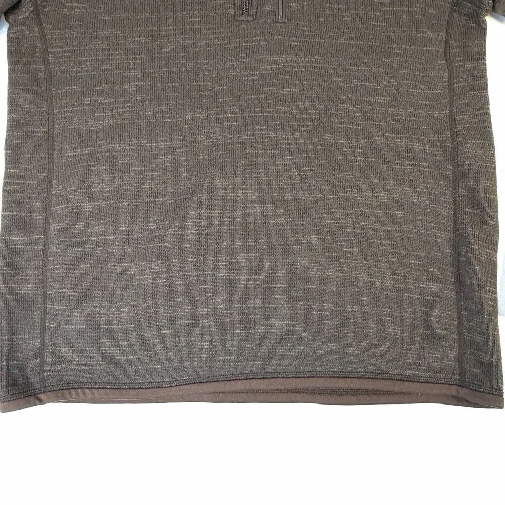 Patagonia Men's Brown Fleece Jacket Better Sweater 1/4 Zip, Size Medium